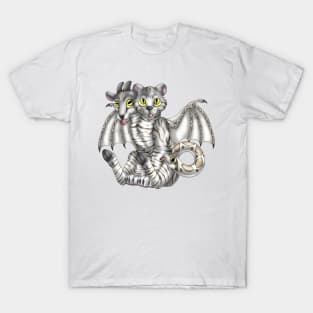 Chimera Cubs: Silver-Amber Tabby T-Shirt